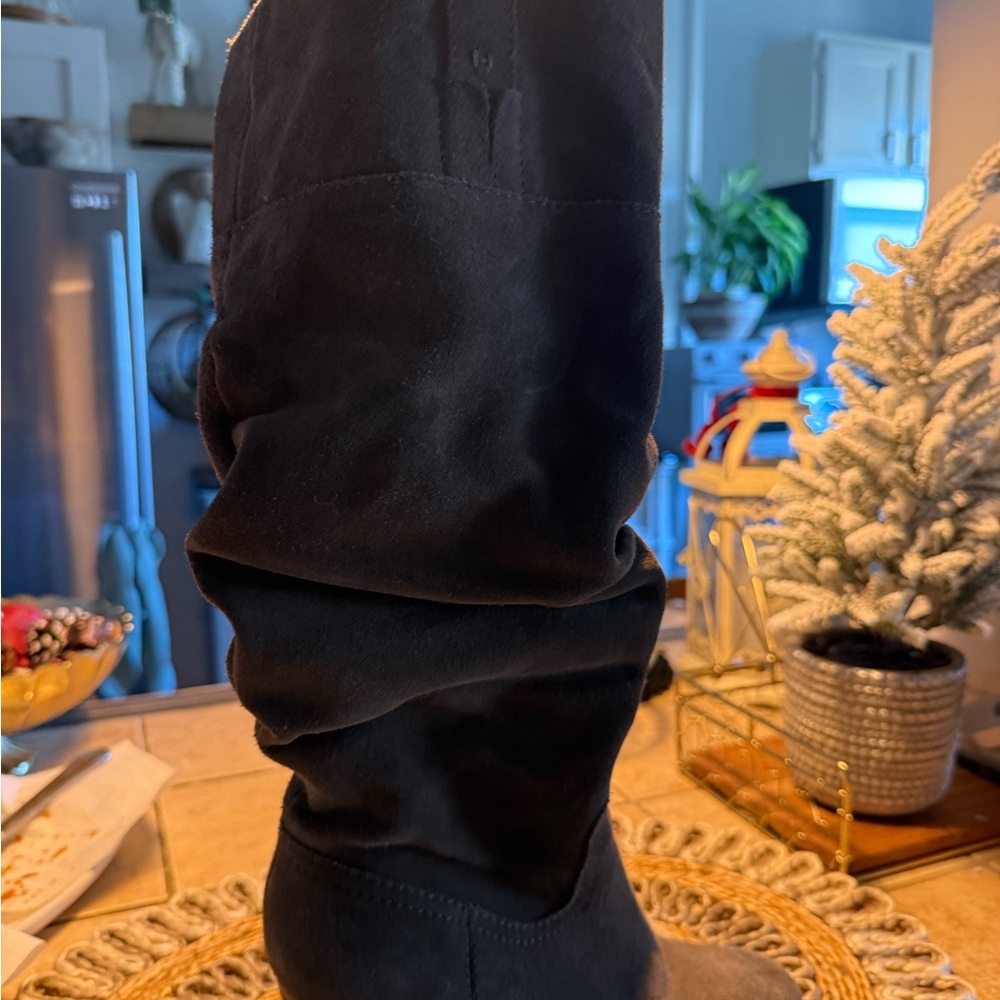 Tommy Hilfiger charcoal grey Women's Boots